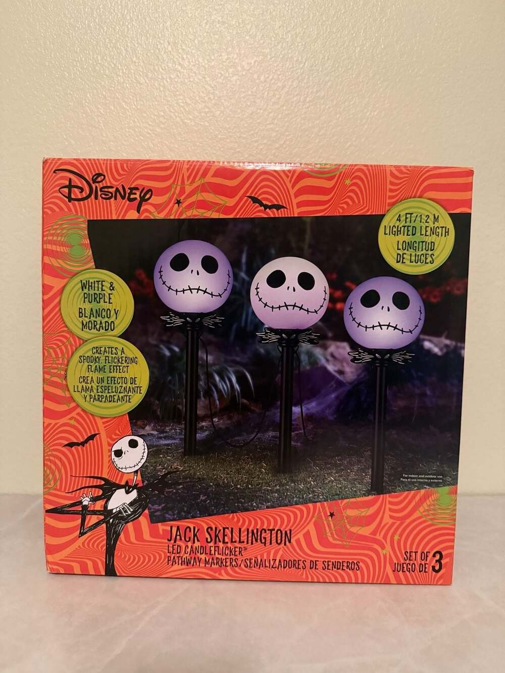 The Nightmare Before Christmas Jack Skellington LED Candleflicker Pathway Marker